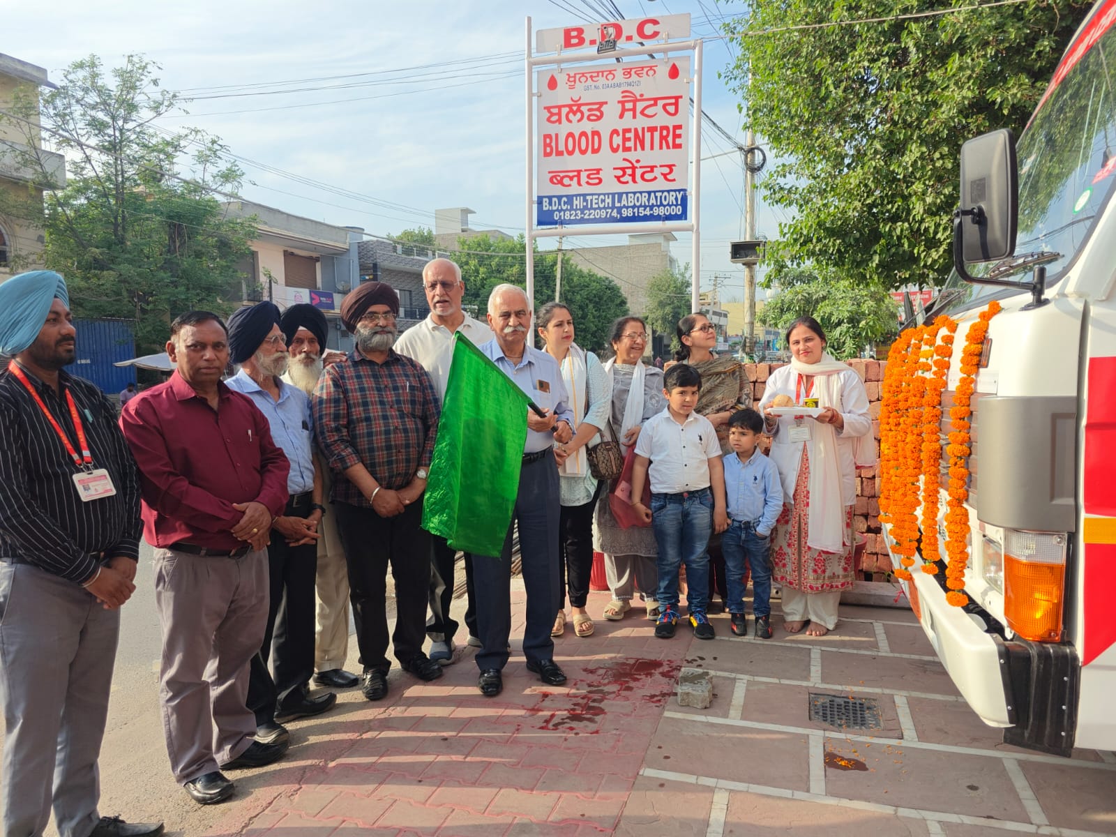 BDC inducts Swaraj Mazda minibus for outdoor blood donation camp services